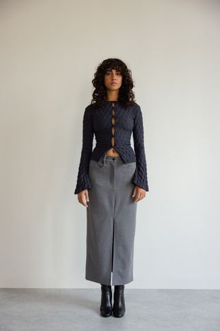 Musier Paris + Sara Long Skirt