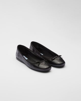 Prada + Nappa Leather Ballerinas