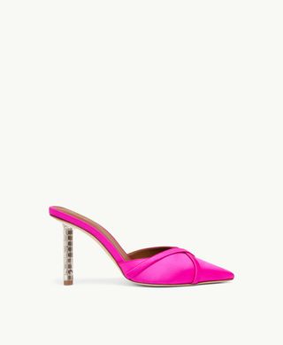 Malone Souliers + Josephine Satin Stiletto Mules