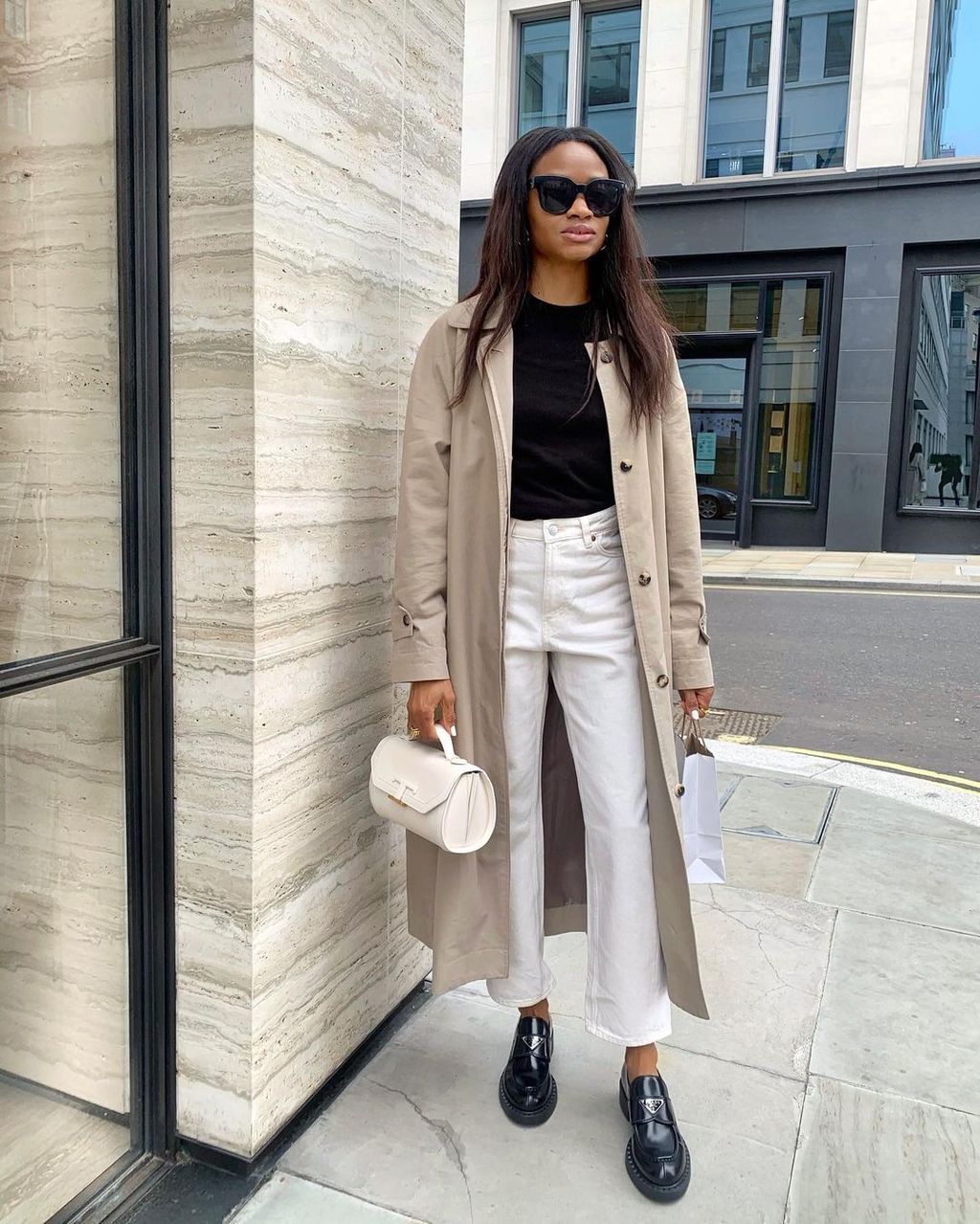 5 Trench-Coat-and-Loafer Outfits We're Wearing on Repeat | Who What Wear
