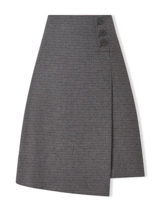 Cefinn + Audrey Wool A-Line Skirt