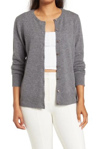 M by Magaschoni + Cashmere Cardigan