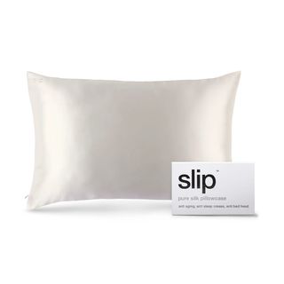 Slip + Pure Silk Pillow Case in White