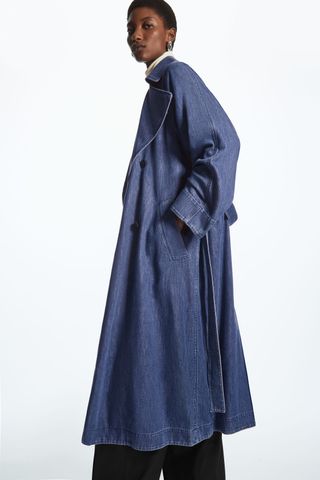 COS + Belted Denim Trench Coat