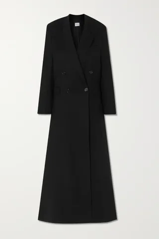 Beare Park + Double-Breasted Wool Coat