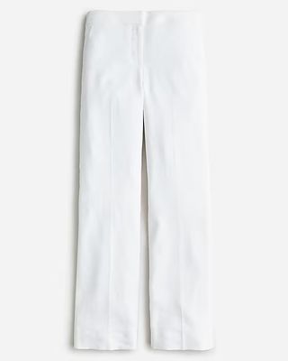 J.Crew + Willa Flare Pants in Stretch Linen Blend