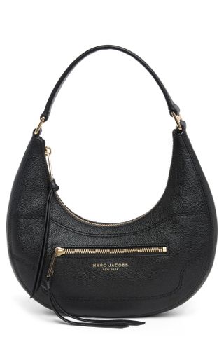 Marc Jacobs + Small Leather Crescent Shoulder Bag