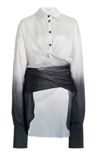 Peter Do + Wrap-Detailed Shirt