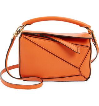 Loewe + Mini Puzzle Calfskin Leather Bag