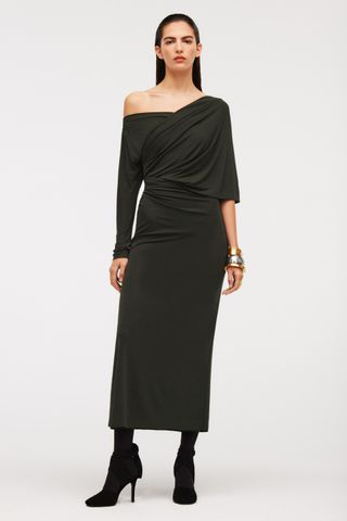 Zara + Draped Dress