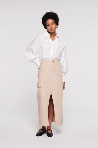 Aligne + Hypnos Maxi Cotton Skirt