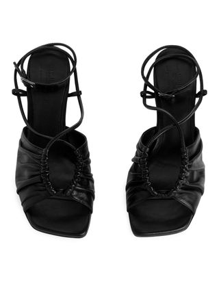 Arket + Heeled Leather Sandals