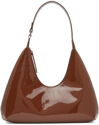 BY FAR + Ssense Exclusive Brown Amber Bag