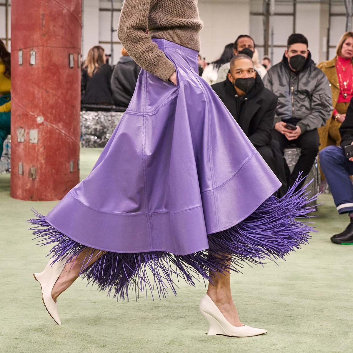 H&M Just Dropped a $50 Version of This Runway Skirt Trend