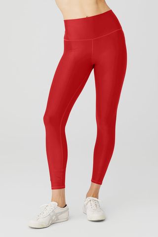 Alo + 7/8 High-Waist Airlift Legging - Classic Red