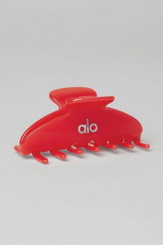 Alo + 90's Claw Clip - Light Red