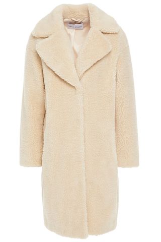 Stand Studio + Camille Cocoon Faux Shearling Coat