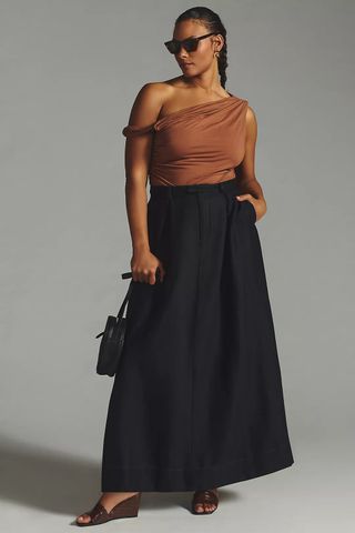 Anthropologie + Pleated Maxi Skirt