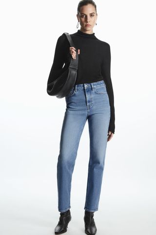 COS + Straight Leg Slim Fit Ankle Length Jeans