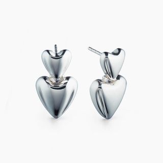 Otiumberg + Silver Heart Earrings