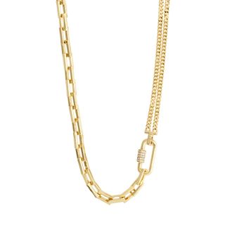 Pilgrim + Be Cable Chain Necklace Gold-Plated