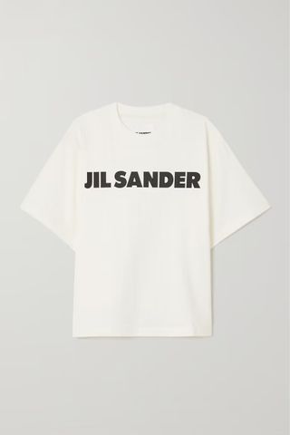 Jil Sander + Printed Cotton-Jersey T-Shirt