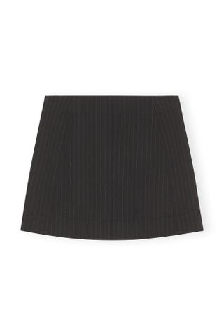 Ganni + Stripe Mini Skirt