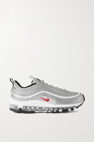 Nike + Air Max 97 OG Metallic Mesh and Faux Leather Sneakers