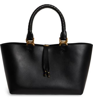 Chloé + Small Marcie Grained Leather Tote