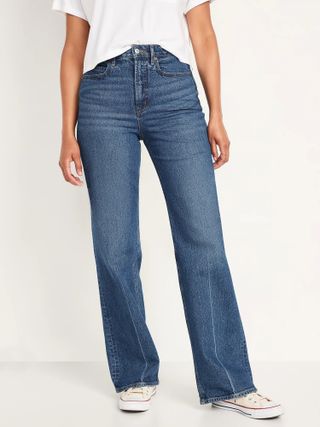 Old Navy + Extra High-Waisted Sky-Hi Wide-Leg Jeans
