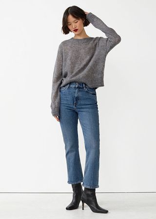 & Other Stories + Mood Cut Cropped Jeans