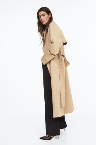 H&M + Windproof Double-Breasted Trenchcoat