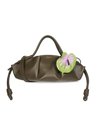 Loewe + Paseo Small Leather Shoulder Bag