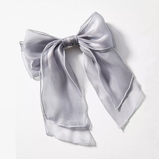 By Anthropologie + Bow Barrette in Grey