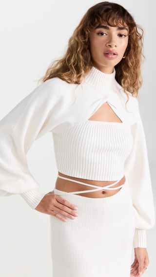 Significant Other + Lia Crop Knit Top