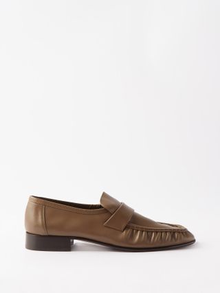 The Row + Leather Loafers