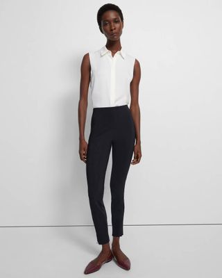 Theory + Seamed Slit Legging in Precision Ponte