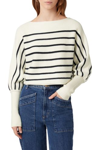 Joe's + The Karina Breton Stripe Crop Sweater