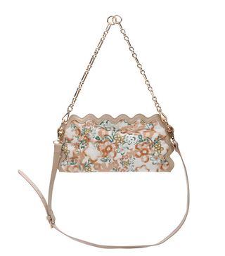 Zimo + Floral Print 2-Way Wear Dumpling Bag