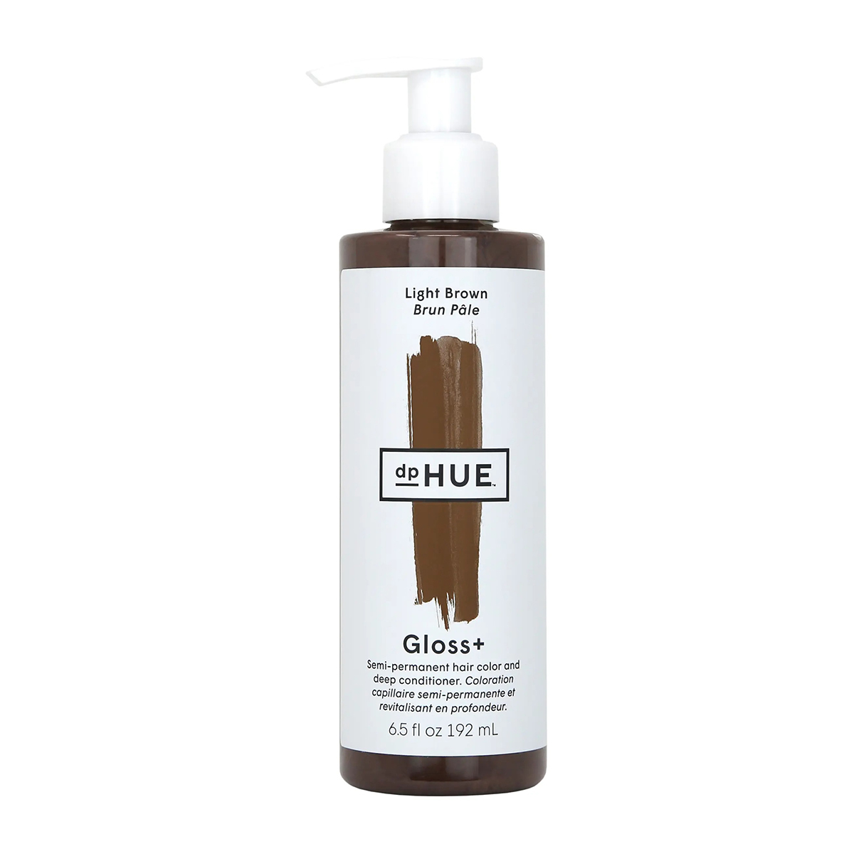 Dp Hue + Gloss+ Semi-Permanent Hair Color & Deep Conditioner in Light Brown