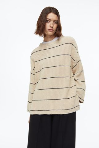 H&M + Oversized Rib-Knit Sweater