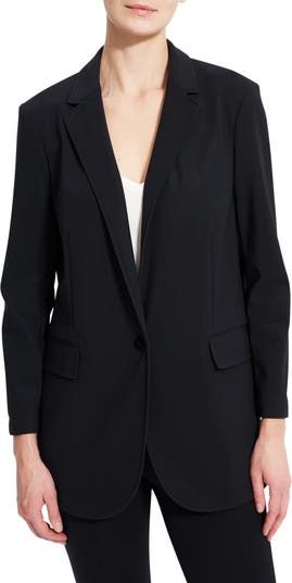 Theory + Casual One-Button Blazer