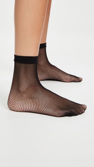 Stems + Micro Fishnet Sneaker Socks