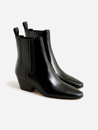 J.Crew + Piper Ankle Boots in Leather