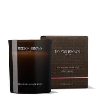 Molton Brown + Delicious Rhubarb & Rose Scented Candle