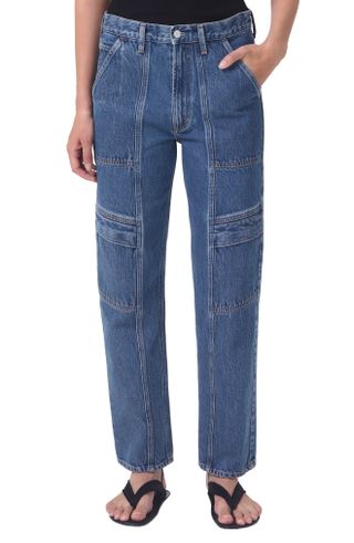 Agolde + Cooper Relaxed Cargo Organic Cotton Jeans
