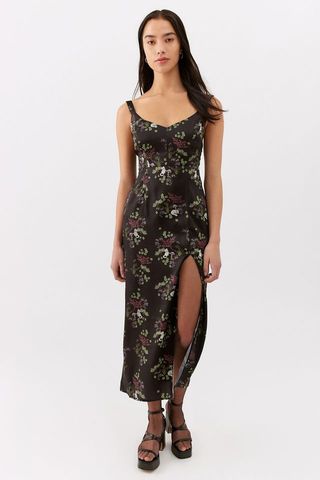 Urban Outfitters + UO Mikayla Floral Midi Dress