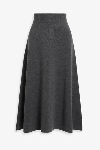 Iris & Ink + Paige Merino Wool Midi Skirt