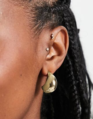 Designb London + Chunky Drop Earrings
