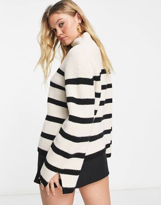 & Other Stories + Wool Blend High Neck Sweater